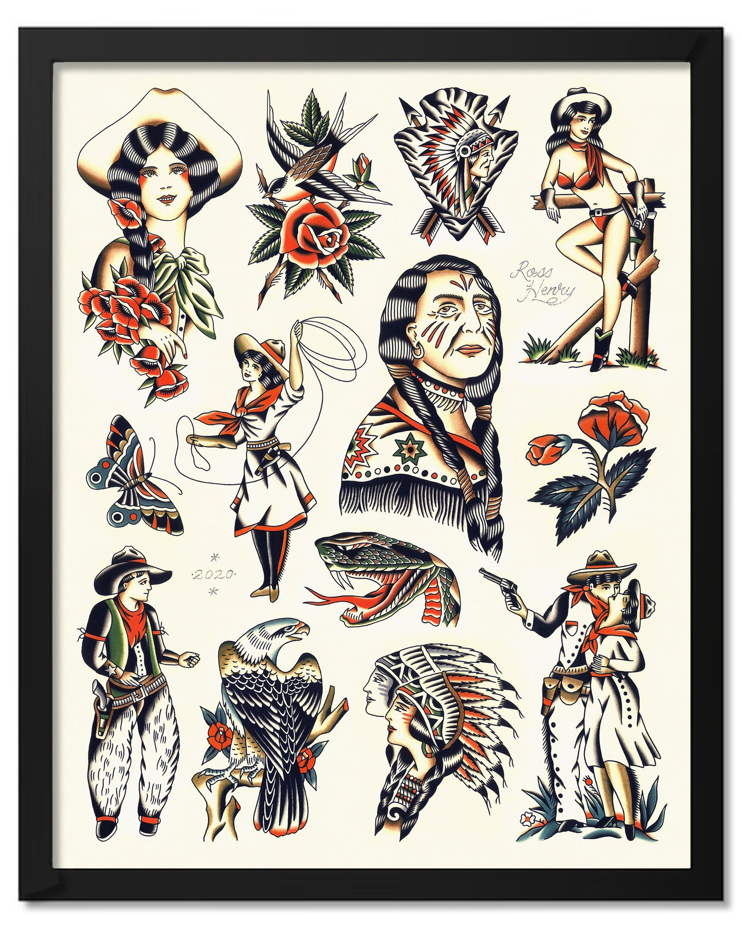 Ross Henry Western Flash Sheet