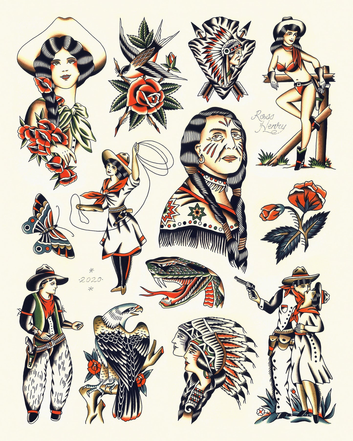 Ross Henry Western Flash Sheet